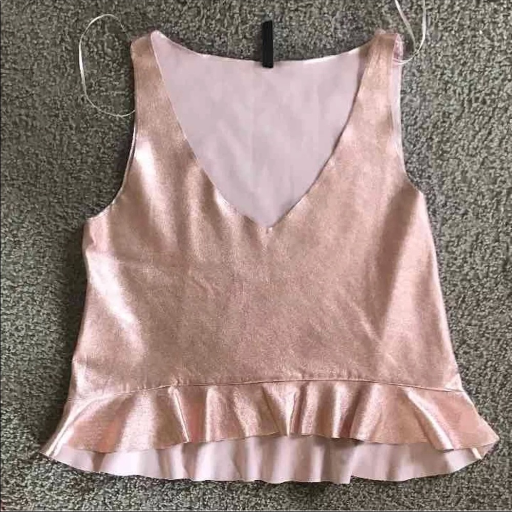 Vegan Leather Tank/ Blouse